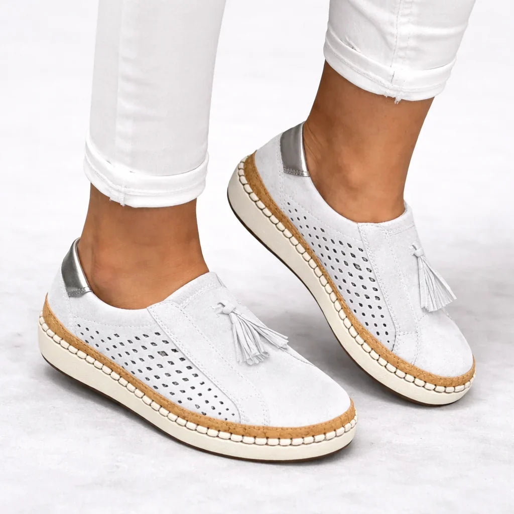 Women's Wide Fit Breathable Slip-On Shoes