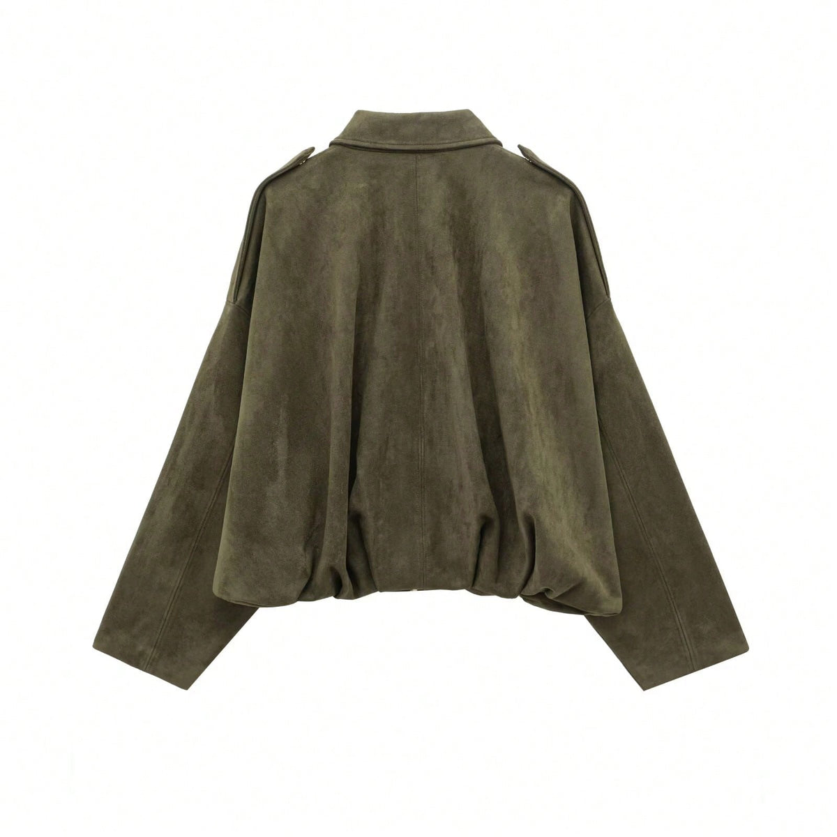 Oversized Bomber Jacket with Stand Collar in 7 Colours
