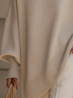 Oversized Wool Blend Jumper – Relaxed Round Neck Knit in 7 Colours