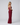Maxi Dress with Structured Bodice and Draped Skirt