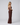 Maxi Dress with Structured Bodice and Draped Skirt