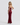 Strapless Corset Maxi Dress with Draped Skirt