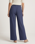 Wide-Leg Trousers with Drawstring Waist