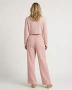Wide-Leg Trousers with Elastic Waist
