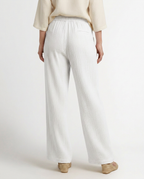 Wide-Leg Trousers with Elastic Waist