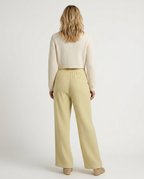 Wide-Leg Trousers with Elastic Waist