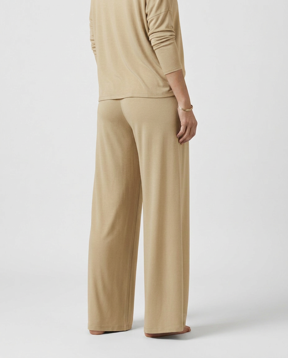 High-Waist Wide-Leg Trousers