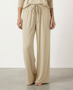 High-Waist Wide-Leg Trousers
