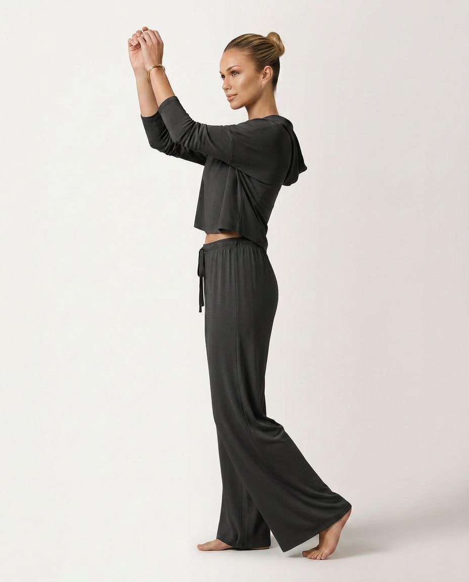 High-Waist Wide-Leg Trousers