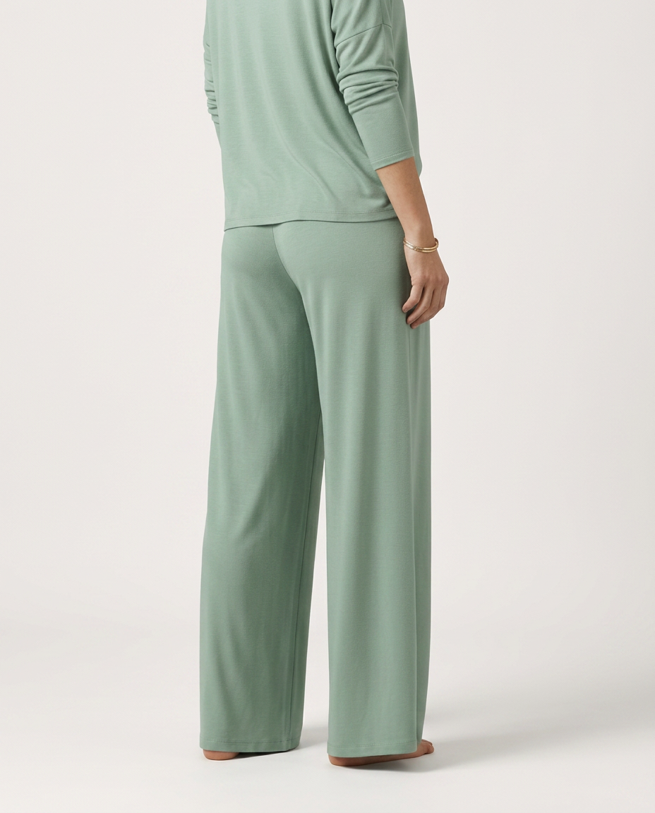 High-Waist Wide-Leg Trousers