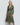 Printed Midi Dress with Tie Waist