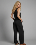 Sleeveless V-Neck Jumpsuit