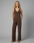 Sleeveless V-Neck Jumpsuit