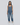 Denim Jumpsuit with Button Front