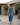 Denim Jumpsuit with Button Front