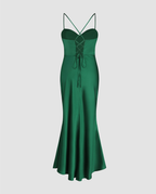 Maxi Dress with Draped Bodice