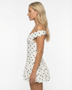 Off Shoulder Sleeveless Mini Dress