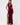 V Neck Ruffles High Thigh Slit Maxi Dress