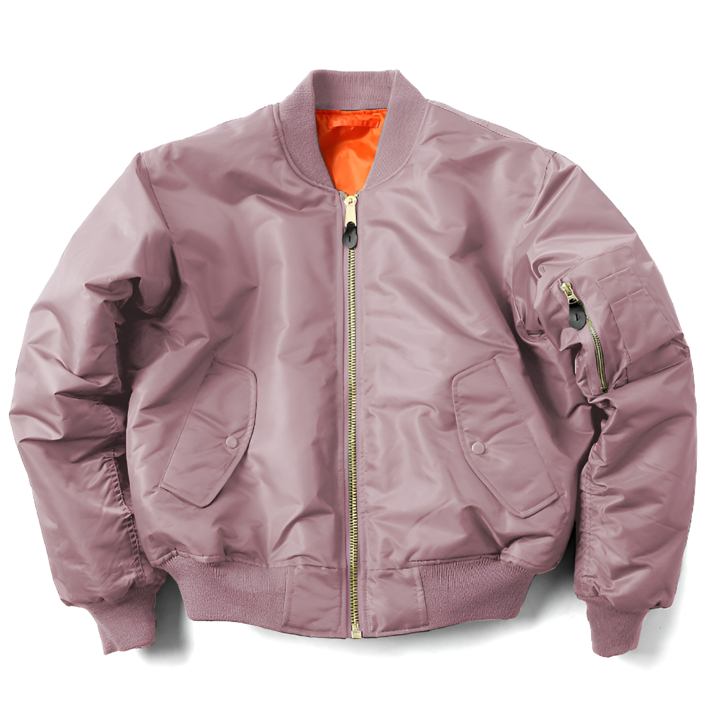 Ribbed Trim Bomber Jacket – Classic Design in 11 Colours