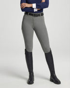 Women's High-Waisted Riding Breeches with Grip Panels