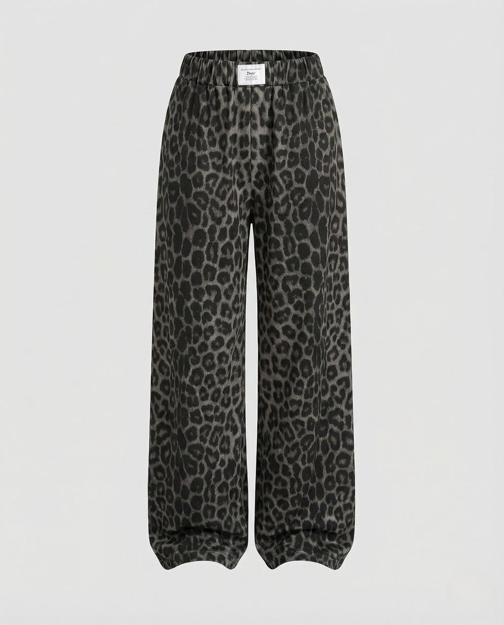 Women's High Waisted Printed Wide Leg Trousers
