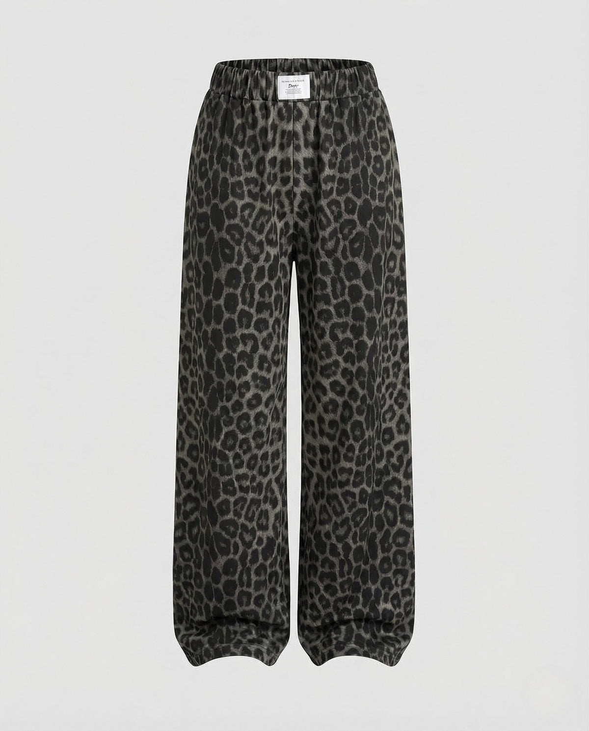 Women's High Waisted Printed Wide Leg Trousers