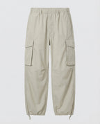 Women's Relaxed Cargo Trousers with Elasticated Waist and Adjustable