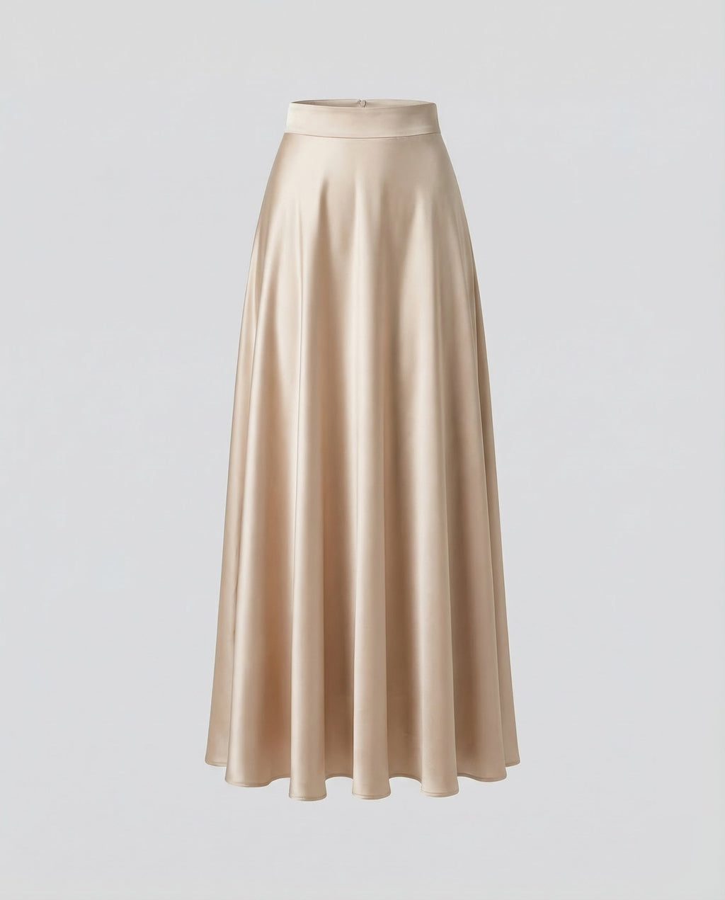 Women's High Waisted Maxi Skirt with Flowing A-Line Cut
