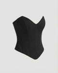 Women's Strapless Corset Bustier Top with Sweetheart Neckline