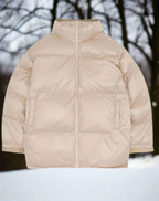 Thick Padded Puffer with High Collar – Oversized Fit