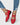 Suede Crossover Elastic Strap Closed Toe Wedge Sandal