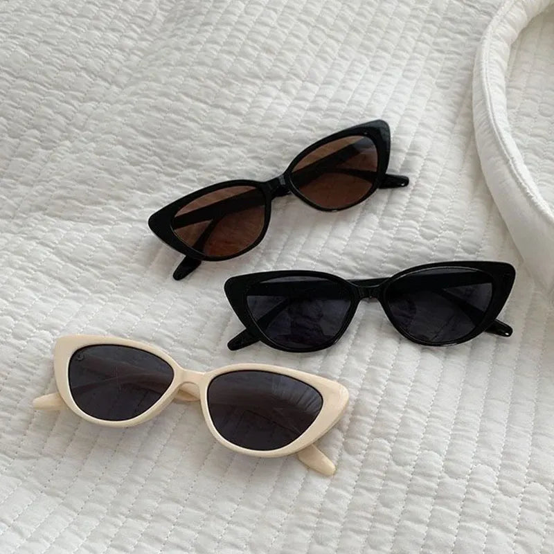 Cream Cat Eye Sunglasses – Women's Retro Vintage-Style Sunglasses