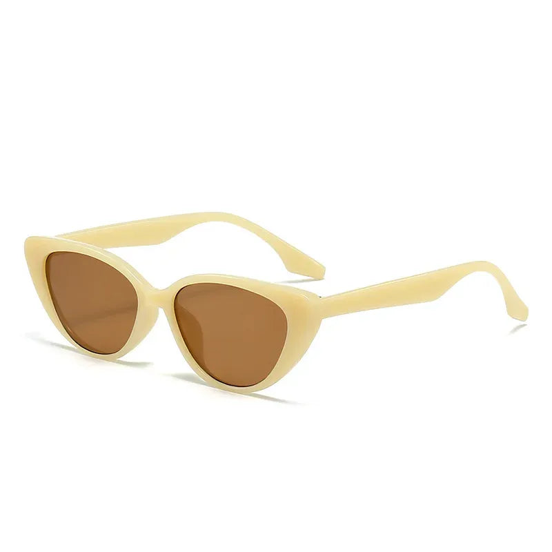 Cream Cat Eye Sunglasses – Women's Retro Vintage-Style Sunglasses