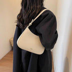 PU Leather Shoulder Bag with Adjustable Strap