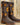 Sunflower Embroidered Scallop Top Pointed Toe Western Boot