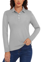 Long Sleeve Golf Polo – Performance Knit, 12 Colours