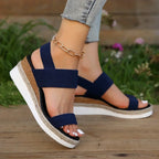 Double-Strap Espadrille Sandals – Summer Flatform Sandal | Meave & Ivy