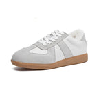 Leather Flatform Sneakers - Luxury Everyday Trainers | Meave & Ivy