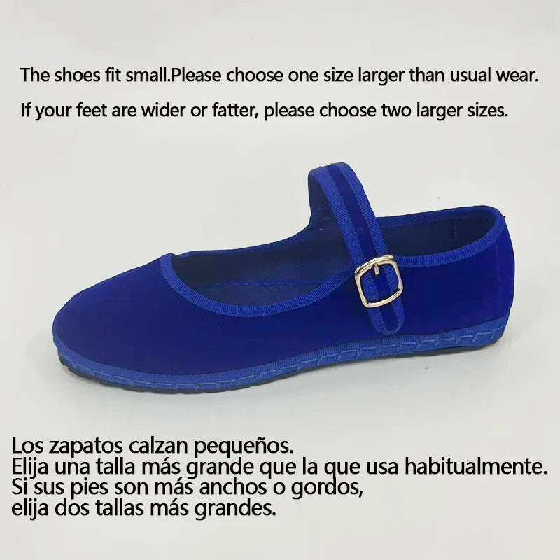 Velvet Mary Jane Ballet Flat – Luxurious Leisure Loafer | Meave & Ivy