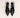 Black Pointed Stiletto Court Shoe – Buckle Strap Heel | Meave & Ivy