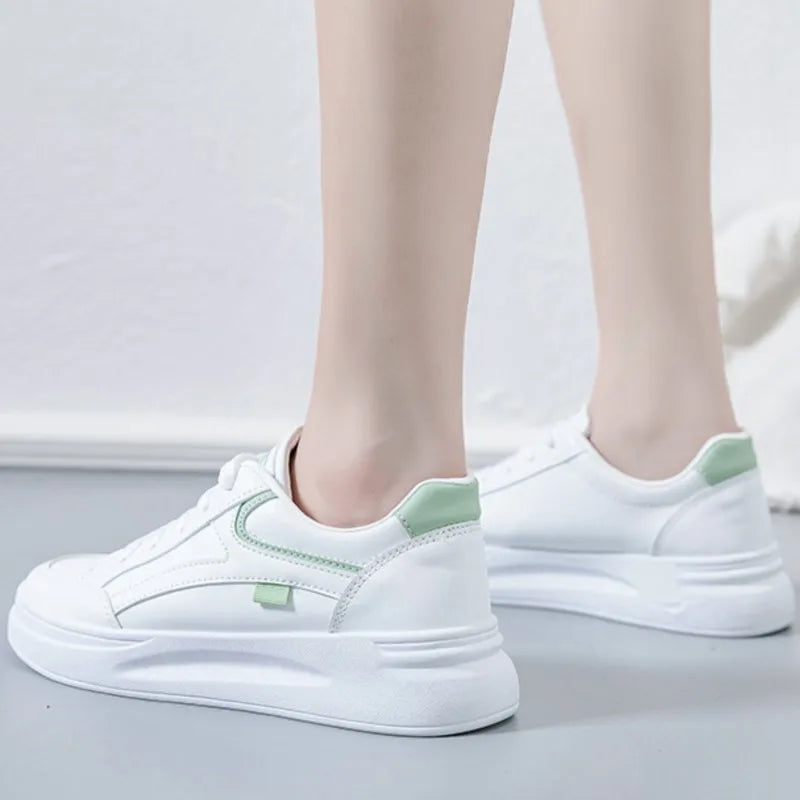 Lace-Up Leisure Trainer – Chic Everyday Comfort Sneaker | Meave & Ivy