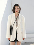 Ivory Classic Blazer – Effortless Tailored Office Jacket | Meave & Ivy