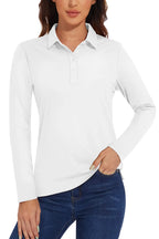 Long Sleeve Golf Polo – Performance Knit, 12 Colours
