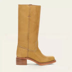 Western Boots with High Shaft & Stacked Heel – Women's Cowboy Boots