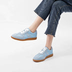 Leather Flatform Sneakers - Luxury Everyday Trainers | Meave & Ivy