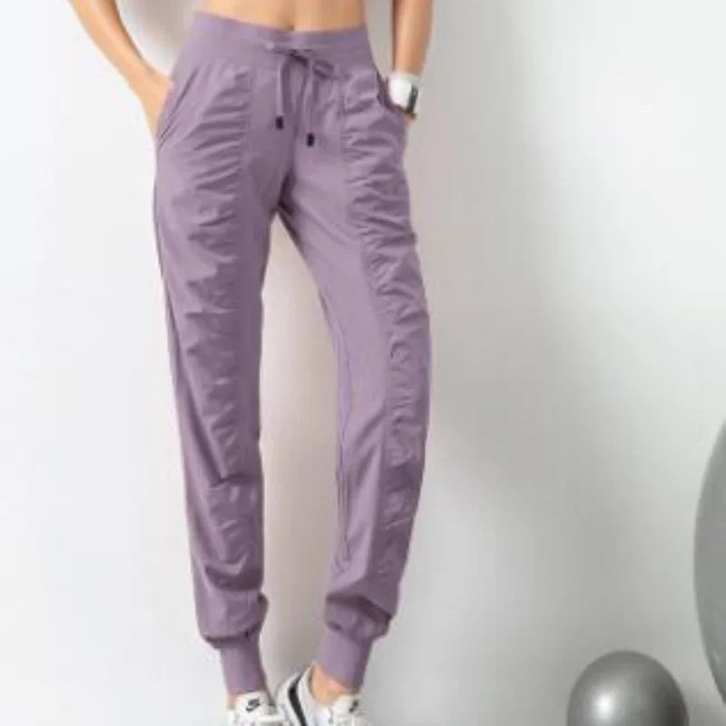 Women's Lightweight Drawstring Jogger Trousers