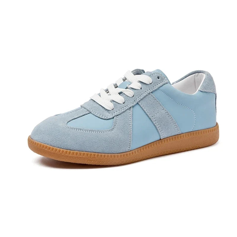 Leather Flatform Sneakers - Luxury Everyday Trainers | Meave & Ivy