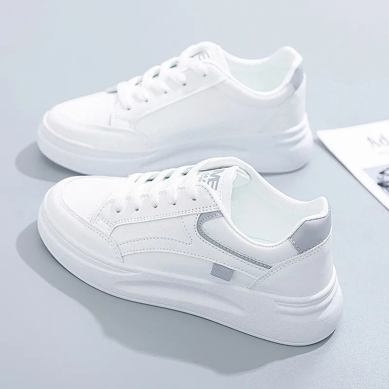Lace-Up Leisure Trainer – Chic Everyday Comfort Sneaker | Meave & Ivy
