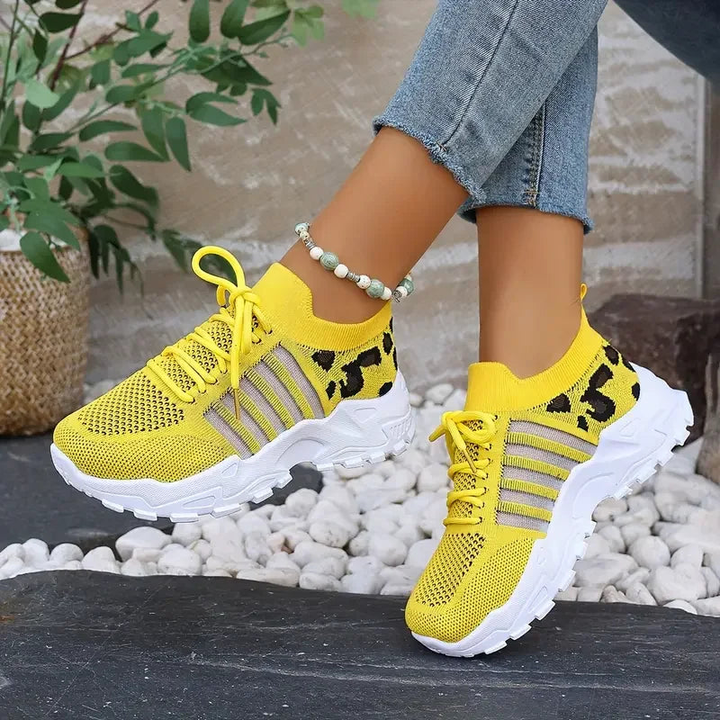 Leopard Print Sneaker – Wild Print Casual Trainer | Meave & Ivy