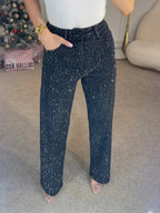 High-Waist Straight-Leg Jeans – Vintage Washed Denim | Meave & Ivy